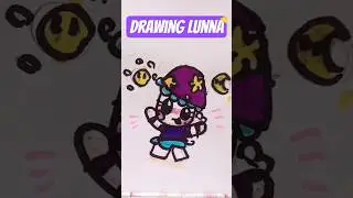 drawing lunna #draw #drawing #mushroom #moon #moonlight #calm