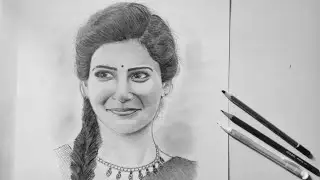 Pencil art of Samantha Akkineni # surya pencil art #