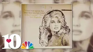 Tennessee artist paints Dolly Parton mural