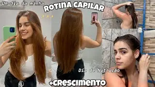 MINHA ROTINA CAPILAR PARA CRESCIMENTO| Nutrição capilar poderosa🧖🏻‍♀️✨