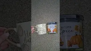 HOME BARGINS 🍂🍁 #shorts #trending #homebargains #minihaul #autumn #fall #decor #mug #candle