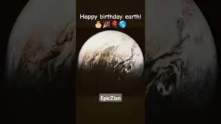 Happy birthday earth!!🎂🎉🎈🌎 #funny #planet #space