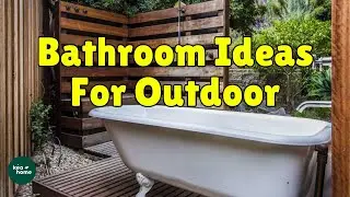 Creative Simple Outdoor Bathroom Concepts Natural Luxury Simple Outdoor Bathroom Designs