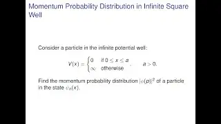 Quantum Mechanics - Momentum Probability Distribution in Infinite Potential Well