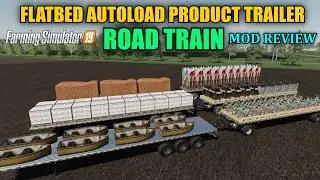Flatbed 51ft AutoLoad Product Trailer Beta2 