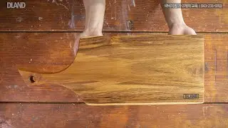 [ DIY 강의 l 티크 원목 도마 만들기 ] Make a Wood Cutting Board
