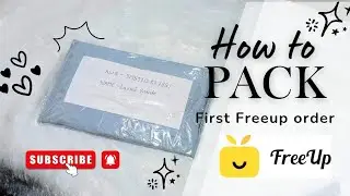 How to Pack Your First FreeUp Order | Step-by-Step Packing Guide for Beginners #freeup #packing 