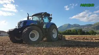 NEW HOLLAND T7060  | ERPICE AMAZONE 3M | SOUND \ 240 CAVALLI | AGRISUD | CONTE FARM | FARMING  |2020