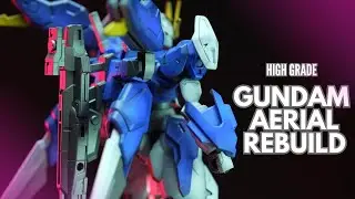HG 1/144 GUNDAM AERIAL REBUILD Custom Painted Build #gundam #gunpla #bandai