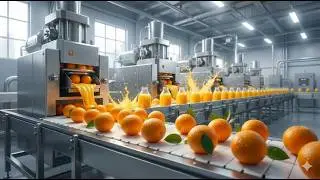 🍊Industrial Orange Juice Manufacturing &ndash; Complete Process