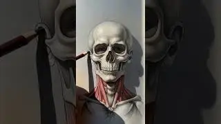 A time-lapse drawing that blinks when it&rsquo;s complete. 👁️ #drawing #timelapse #creepy