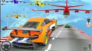 SUPERHERO CAR GAMES: Mega Ramp Extreme Stunt Car Gameplay😍