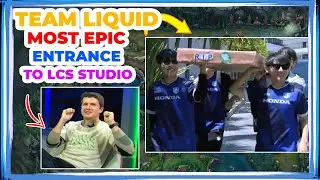 Team Liquid Most EPIC Entrance to LCS Studio 👀 [TL vs FLY]