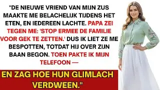 De nieuwe vriend van mijn zus bespotte me tijdens het diner—iedereen lachte... totdat ze doorhadden.