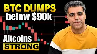 📉 Bitcoin Dumps Below $90k! But Why Are Altcoins Holding Strong? (My Full Analysis)
