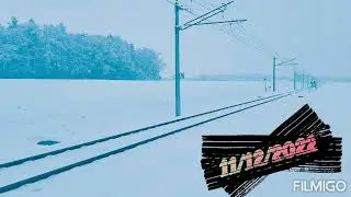 Train Ride into the Blue, Austria, December 2022