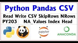 PY203 | Python Pandas Read Write CSV | Camel Academy