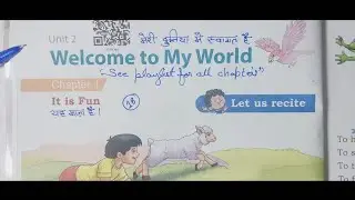 Class 2 unit 2 chapter 1 question answer It is fun Welcome to my world #mridang #ncert #cbse #englis