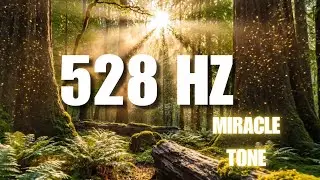 528Hz Miracle Tone | Repair DNA & Bring Positive Energy | Healing Forest Music for Body & Soul