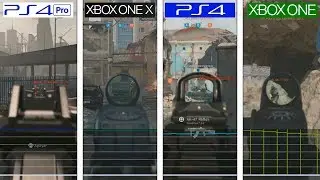 Call of Duty Modern Warfare 2019 | PS4 vs PS4 Pro vs ONE vs ONE X | Framerate Test