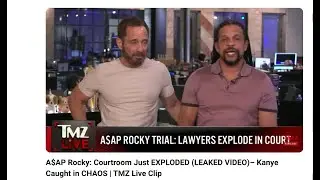 A$ap Rocky Courtroom Drama!!!
