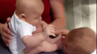 The beginning of a beautiful foot fetish.