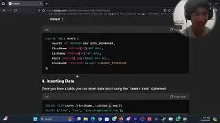 Day 1 of Learn SQL from ChatGPT - OMG It's yappin
