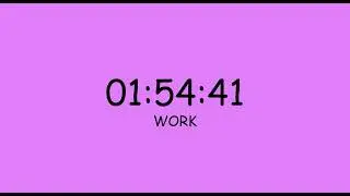STOP SCROLLING 120 Minute Silent Productivity Timer - Long Pomodoro Work Session (25/5)