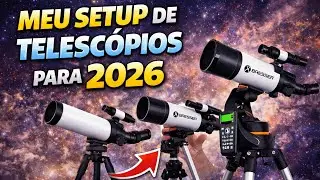 Meu setup para 2026!! Telescópio e acessórios. #telescopio #astronomia