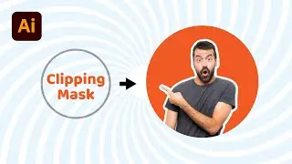 How to clipping Mask in adobe illustrator 