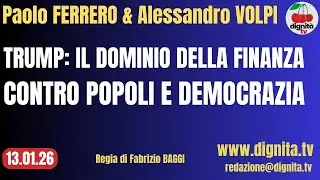 TRUMP: IL DOMINIO DELLA FINANZA CONTRO POPOLI E DEMOCRAZIA