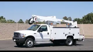 2003 Ford F550 Altec AT37-G 42' Articulated Bucket Truck for Sale