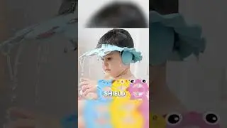 No More Tears at Bath Time! 🛁👶 | Adjustable Baby Shower Cap for Safe Hair Washing 💦✨
