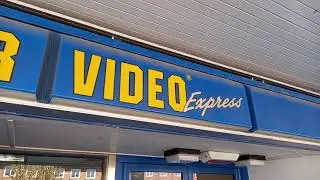 Blockbuster Video Express store in Billingham, Teesside - April 2021