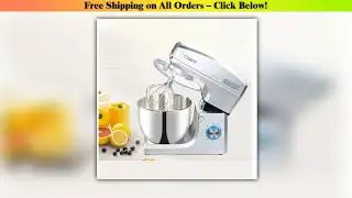 stainless steel bowl 1500W multifunctional Kitchen Stand Mixer Cream Egg Whisk Blender 7L Egg