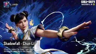 Codm x Street Fighter 6|New Legendary Shadowfall-Chun-Li🙅&zwj;♀️ FULL DRAW+Showcase💯💀#codm#gaming#video