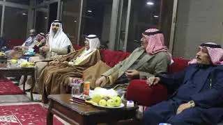 الشاعر عبدالله بن زيدان في مجلس العدوان في الاردن قصه معبره