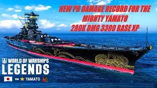 MY NEW PB DAMAGE RECORD FOR YAMATO IN WOWS LEGENDS #wowslegends #BIGJ285 #yamato