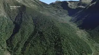 La Farrapona HC climb, satellite view
