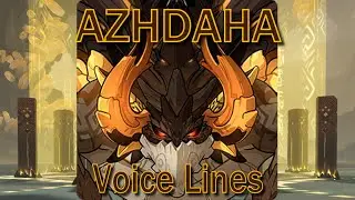 Azhdaha (Weekly Boss) - Voice Lines -- Genshin Impact