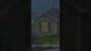 Perfect Way To Fall Sleep in 2 Minutes with Heavy Rain & Thunder on Roof, Rain #cozythunderrain