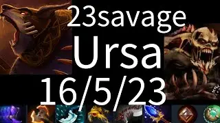 23savage Ursa vs LS FV CM Necro Venomancer - dota2