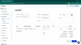 Entering a Bill in Wave - Bills in Wave - Wave Accounting - Expenses versus Bills