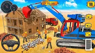 🔥Heavy JCB Machines Road Construction 3D Simulator Game || Android Mobile IOS Gameplay 