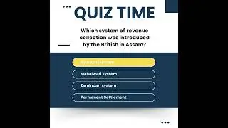 Revenue System in Assam During British Rule #Ryotwari #BritishRule #AssamHistory #RevenueSystem