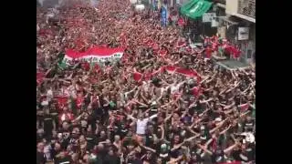 Hungarian fans in the street before match Hungary - Iceland | Euro 2016