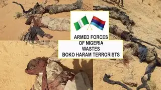 NIGERIAN MILITARY WASTES BOKO HARAM TERRORISTS AT KWATARA IN GWOZA, BORNO STATE