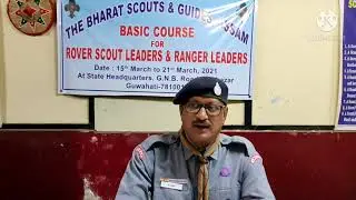 A Interview about Basic Course of RSL and RL Organized  by  Bharat Scouts and Guides, Assam