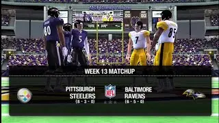 Madden 11 PSP [Режим франшизы Steelers] 13-я неделя против Ravens (Я отомстил!😈)