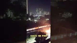 Local On Fire 🔥   #mumbailocal